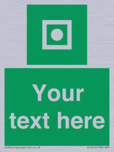 Custom sign safe condition Shipboard general alarm